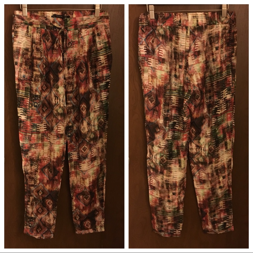 Retro Zara Tribal Print Harem Pants